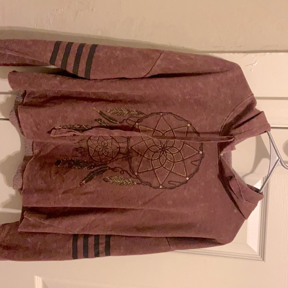Vintage Style Dreamcatcher Crop Hoodie